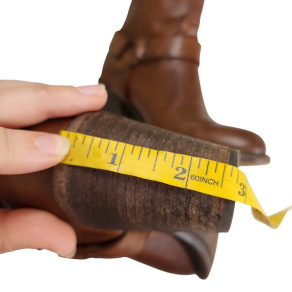 Frye Womens Tabitha Harness Ankle Boots Size 6.5 Cognac Brown Leather Western - Picture 14 of 14